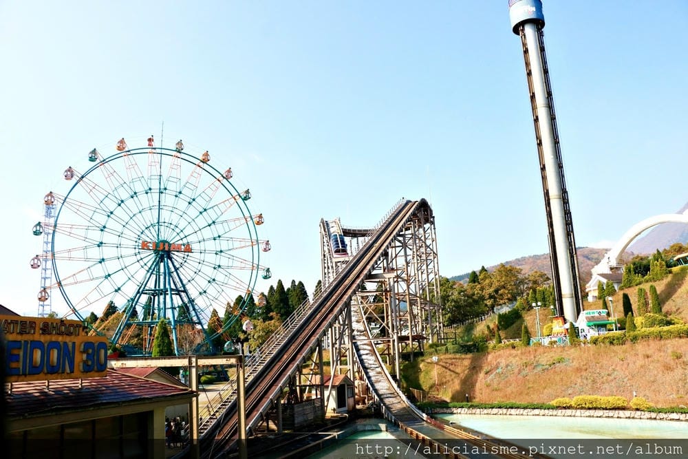 【大分縣】城島高原樂園：5星風景裡古老木造雲霄飛車＠別府市