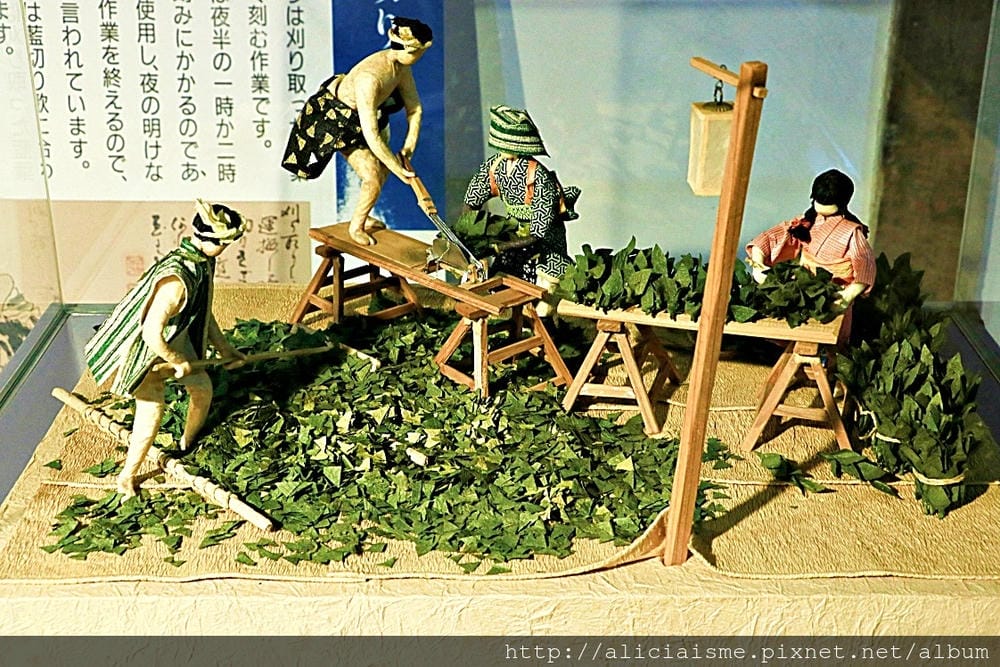 【德島縣】拜訪國選阿波藍染第一人「古庄紀治」/藍住町歷史館-藍之館,日本藍染22色階的美學詮釋及自製一條專屬的藍染絲巾