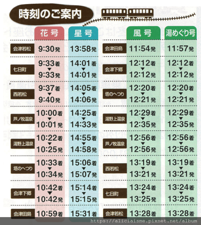 【福島縣】（2019更新）會津浪漫號景觀展望列車&大內宿、塔崖、貓站長等不可錯過的會津鐵道沿線景點(含行程規劃)