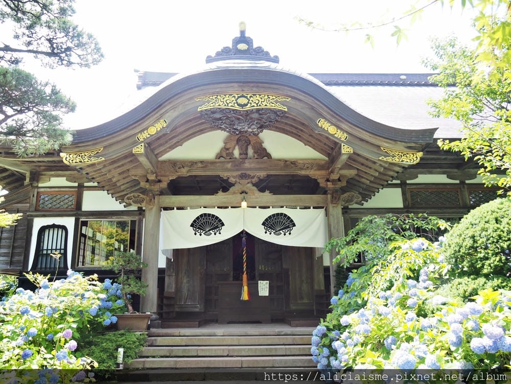【秋田縣】男鹿半島:「雲昌寺」裡滿溢到日本海的紫陽花絕景、里山咖啡「ににぎ」(含花期、交通方式,期間限定巴士)