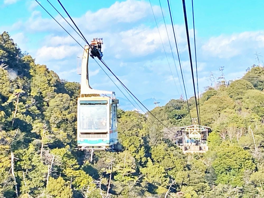 【廣島縣 | 宮島】搭乘宮島纜車，登獅子岩、彌山攻頂，360