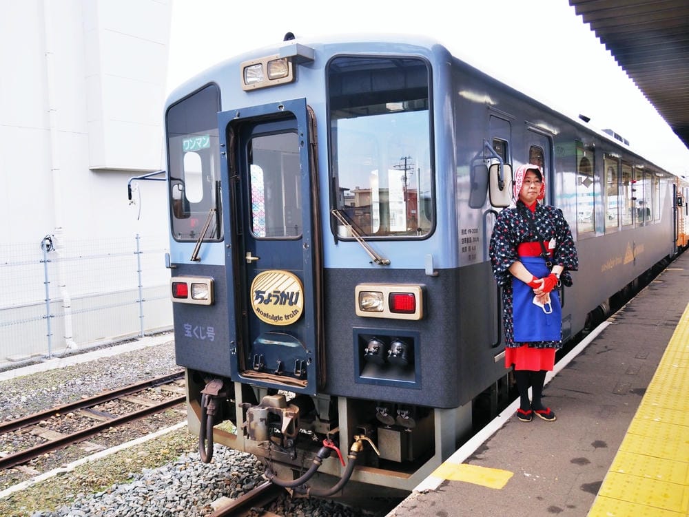 【秋田縣】（2024）搭乘由利高原鐵道，主題列車、玩具列車，