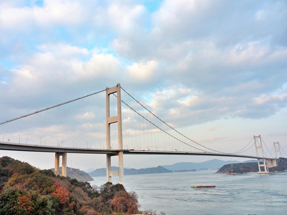 【愛媛縣｜大島】隈研吾*龜老山展望台，眺望島波海道絕景