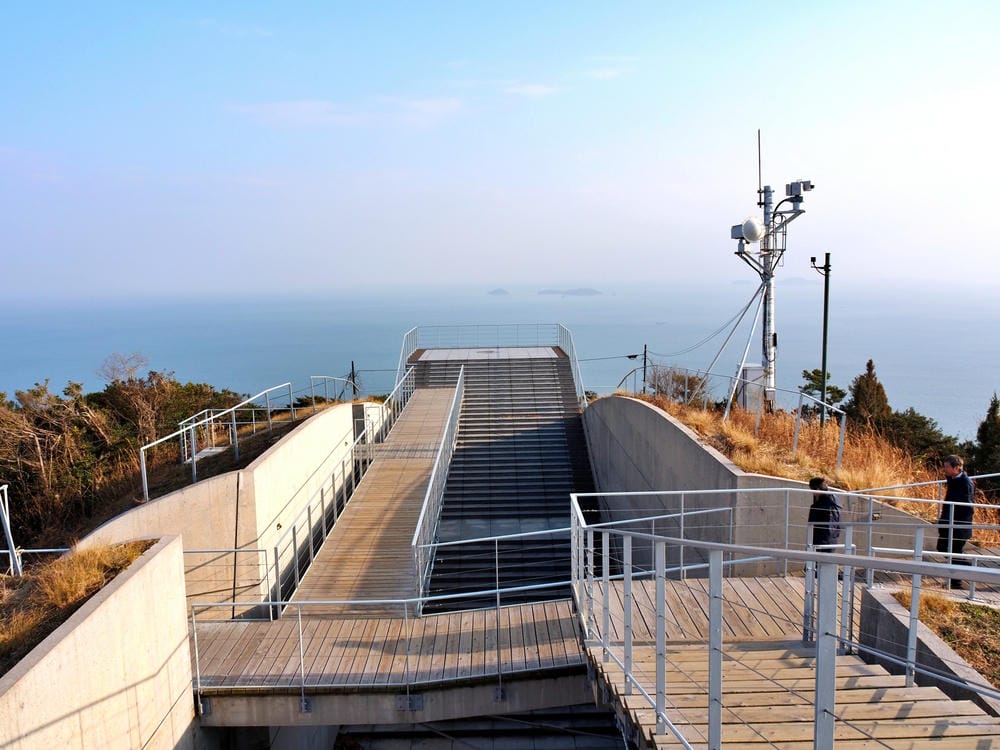 【愛媛縣｜大島】隈研吾*龜老山展望台，眺望島波海道絕景