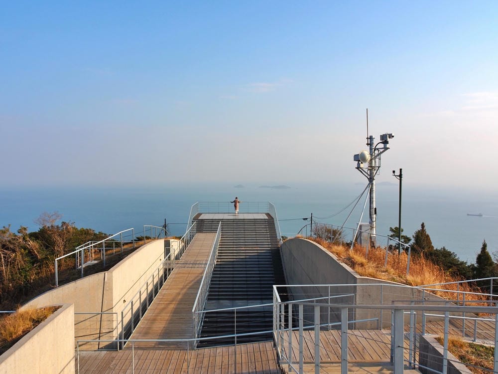 【愛媛縣｜大島】隈研吾*龜老山展望台，眺望島波海道絕景