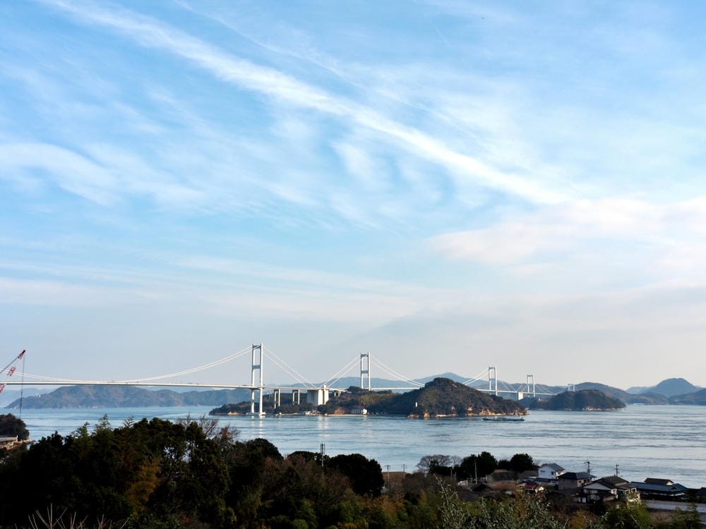 【愛媛縣｜大島】隈研吾*龜老山展望台，眺望島波海道絕景