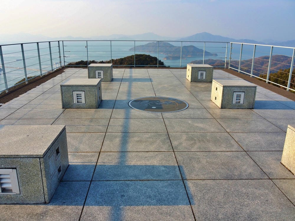 【愛媛縣｜大島】隈研吾*龜老山展望台，眺望島波海道絕景