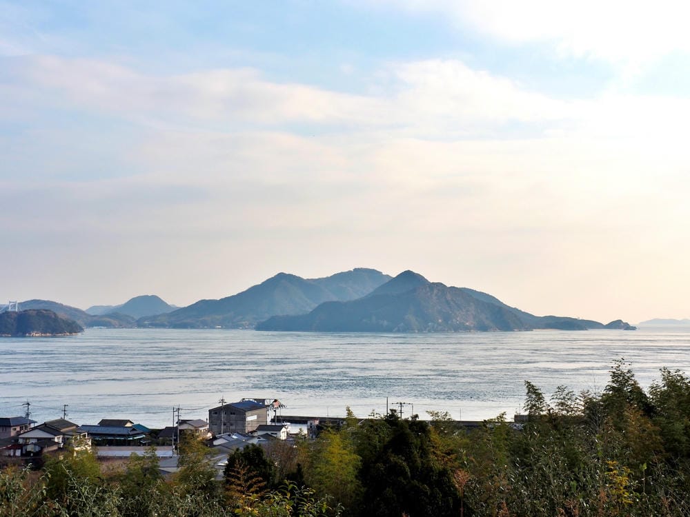 【愛媛縣｜大島】隈研吾*龜老山展望台，眺望島波海道絕景
