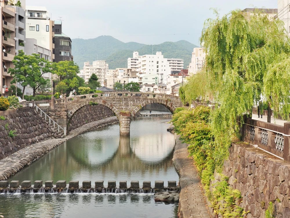 【長崎市】搭乘路面電車，哥拉巴園、大浦天主堂、出島、眼鏡橋，