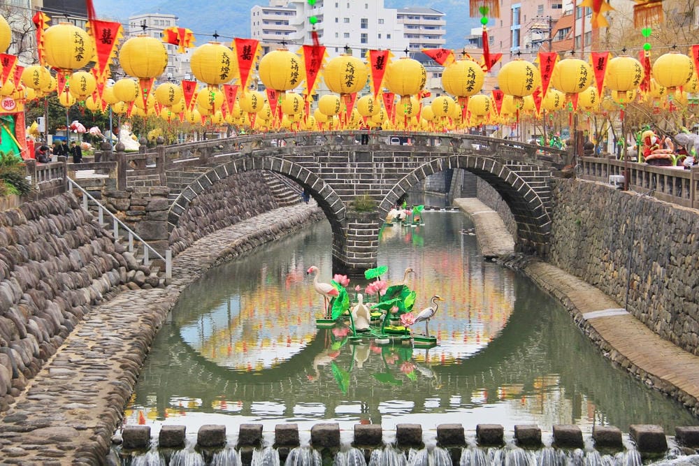【長崎市】搭乘路面電車，哥拉巴園、大浦天主堂、出島、眼鏡橋，