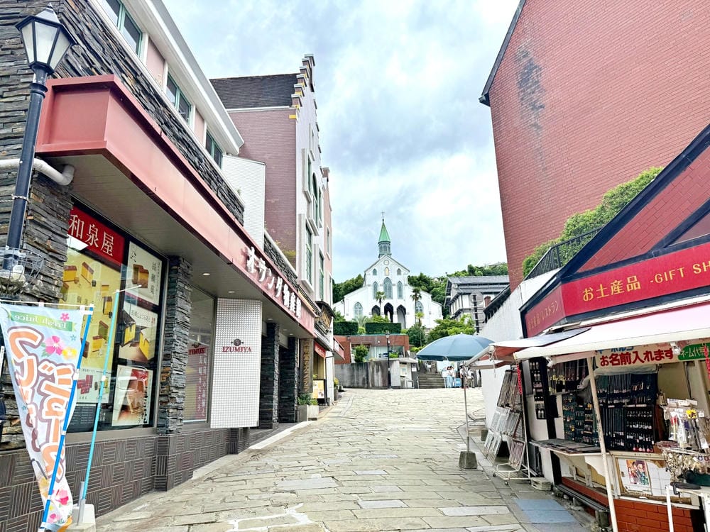 【長崎市】搭乘路面電車，哥拉巴園、大浦天主堂、出島、眼鏡橋，