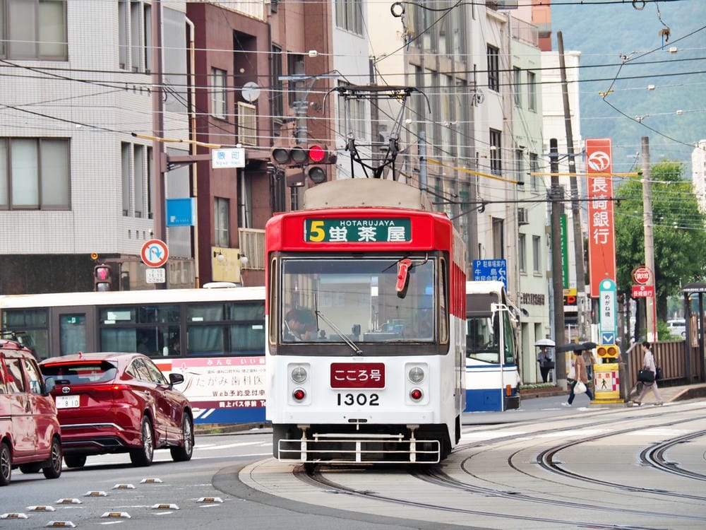 【長崎市】搭乘路面電車，哥拉巴園、大浦天主堂、出島、眼鏡橋，