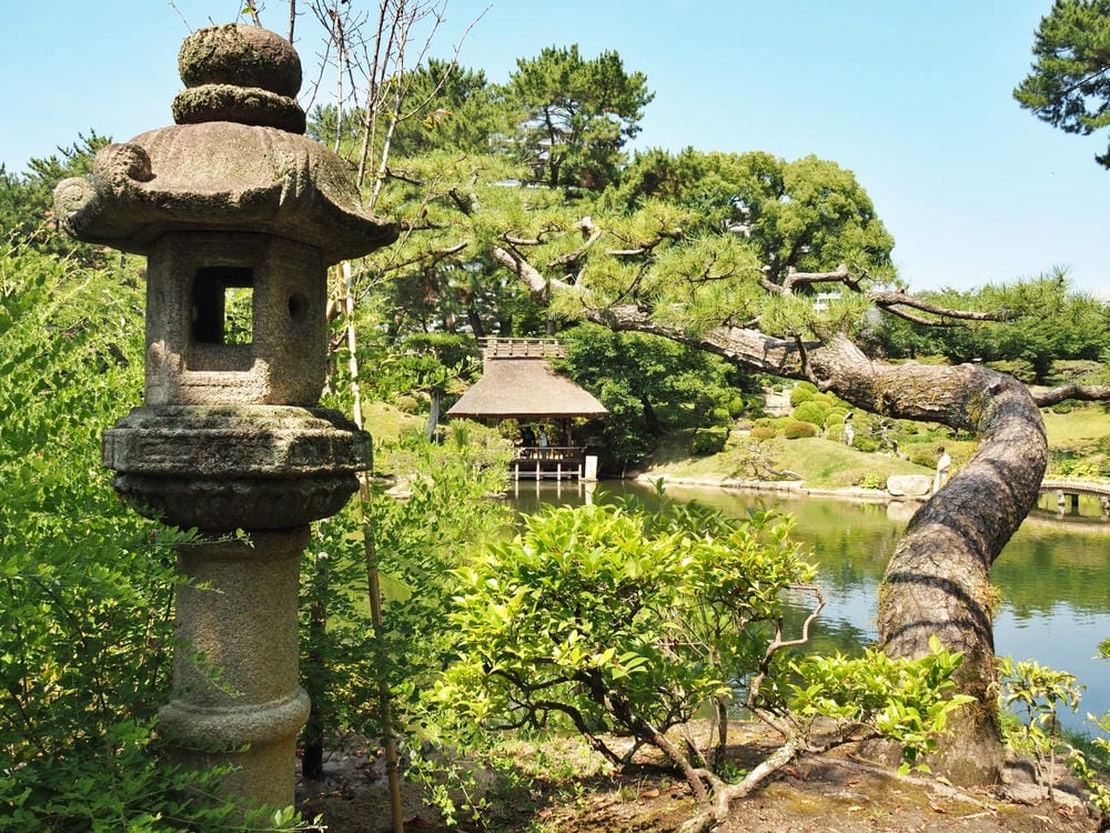 【廣島】漫步廣島城、縮景園，走進流動的山水畫，跨虹橋、清風亭