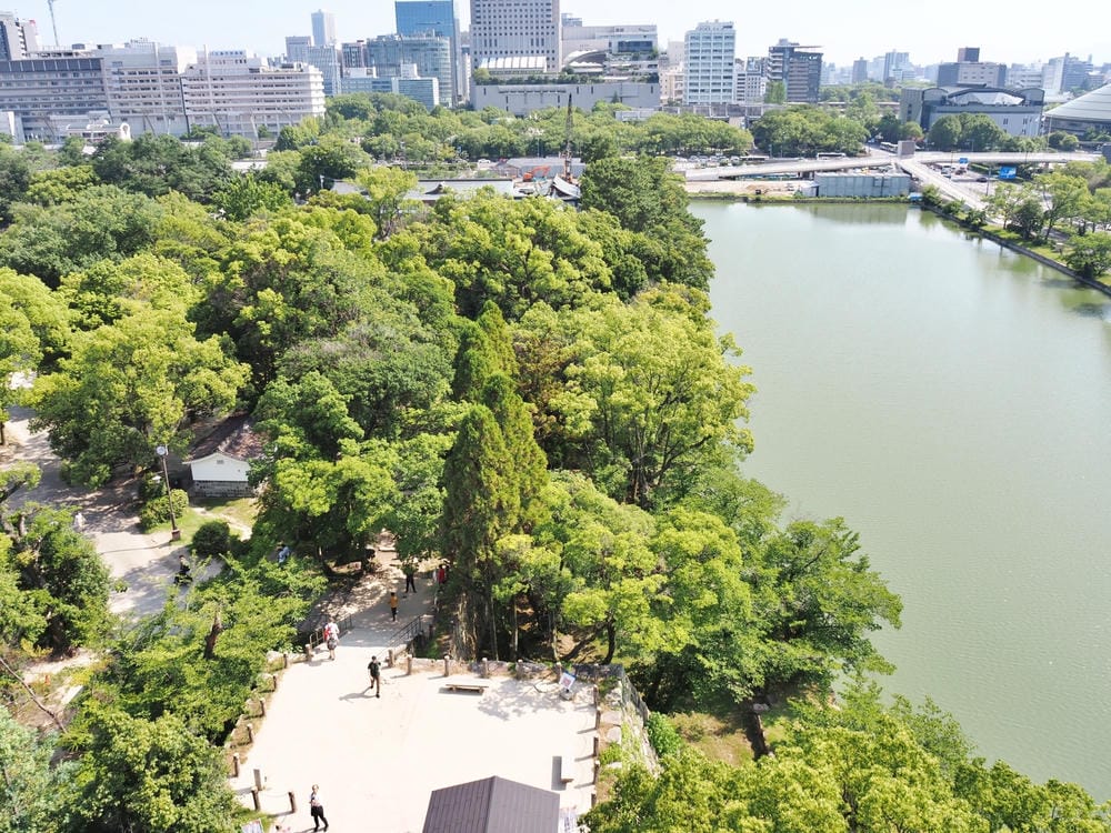 【廣島】漫步廣島城、縮景園，走進流動的山水畫，跨虹橋、清風亭