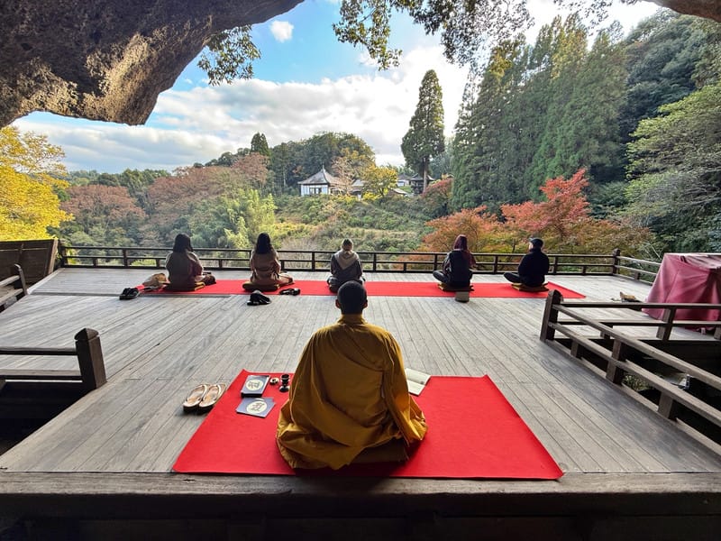 【大分縣｜豊後大野】普光寺的冥想時刻：不動明王魔崖佛的護持下，在大自然裡與自己對話