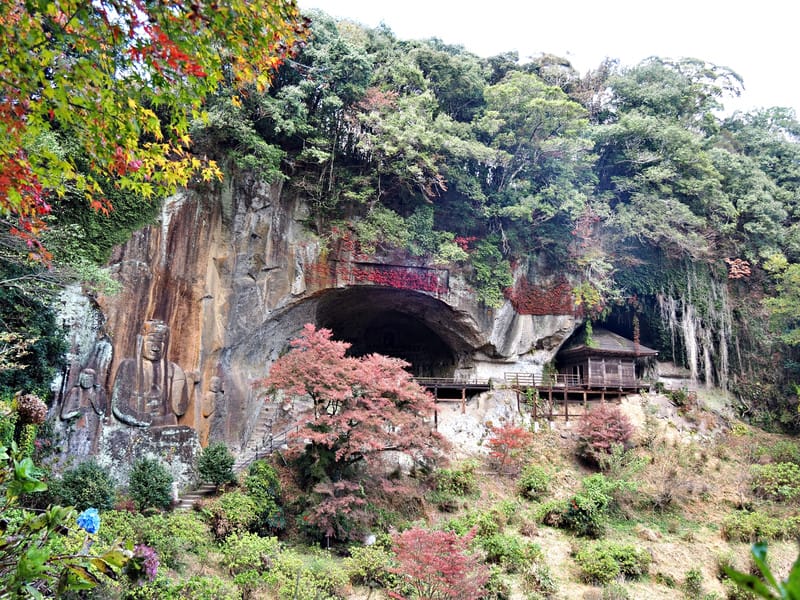【大分縣｜豊後大野】普光寺的冥想時刻：不動明王魔崖佛的護持下，在大自然裡與自己對話