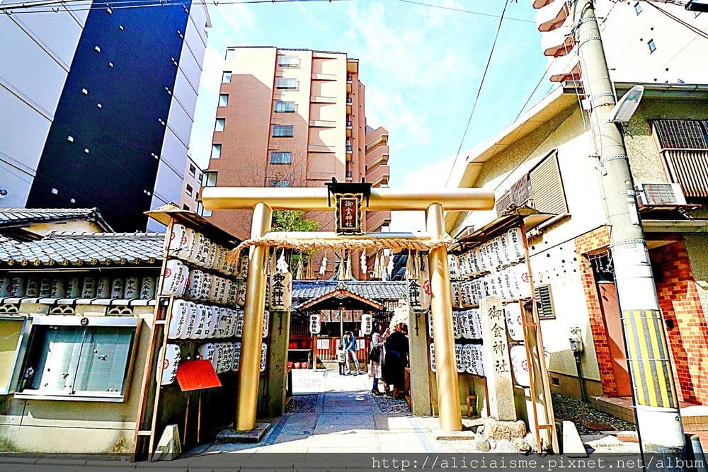 【京都】御金神社：金光閃閃，求財拜金一路發，金色鳥居、可愛口金包、隨身必帶金運招福卡御守